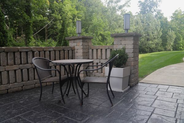 Stamped Concrete Patio Installation in Woodinville