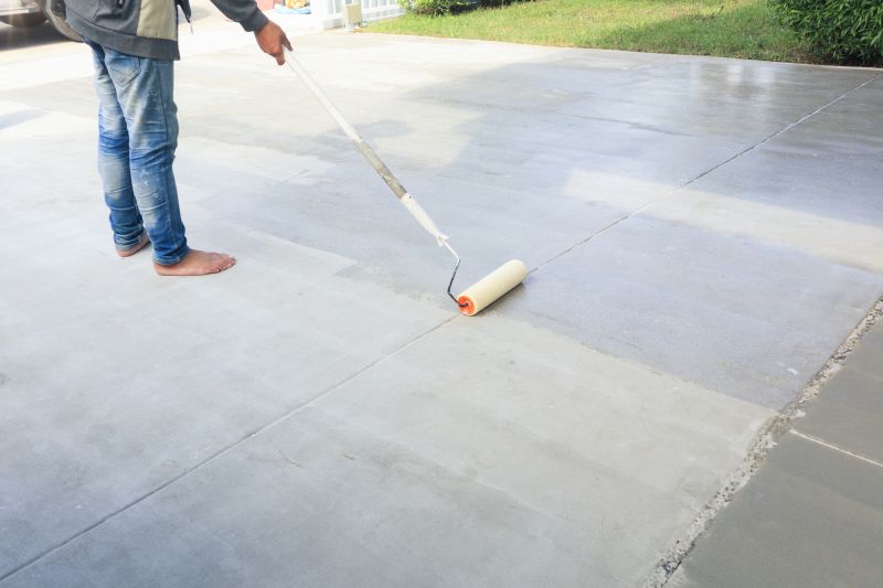 Concrete Driveway Refinishing