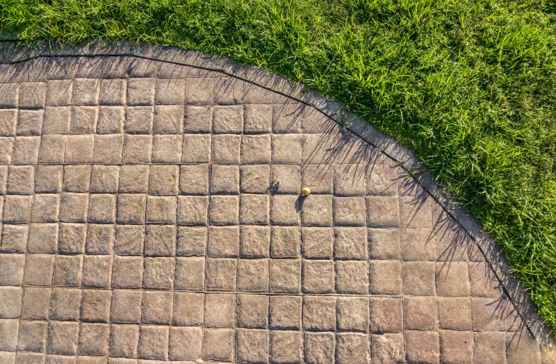 Elegant Stamped Concrete Patios